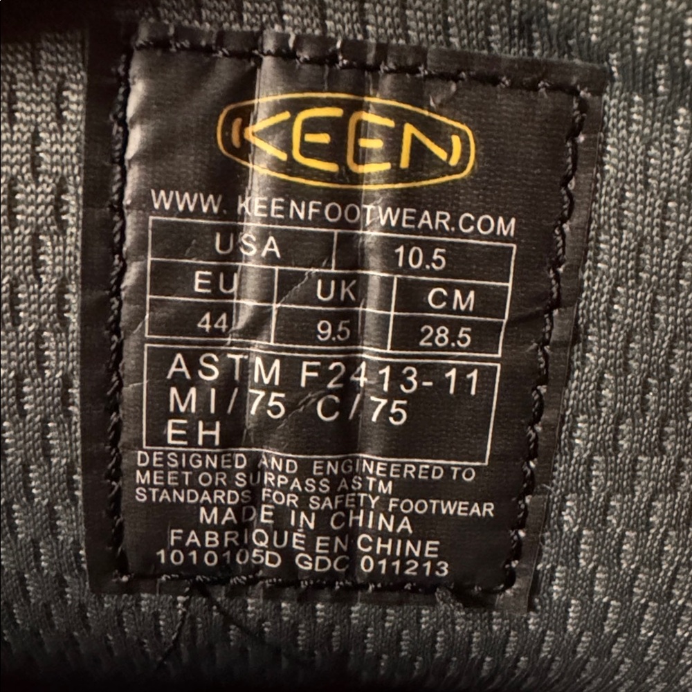 Keen Rainer Mid Composite Toe Work Boots EUC 10.5 - Picture 9 of 9